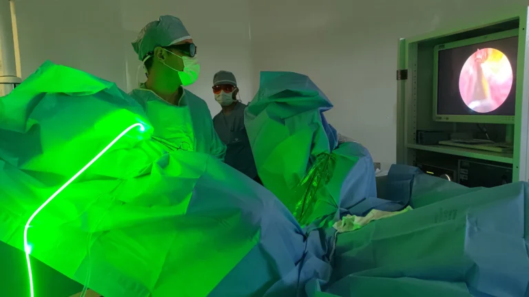 fotovaporização de próstata a laser